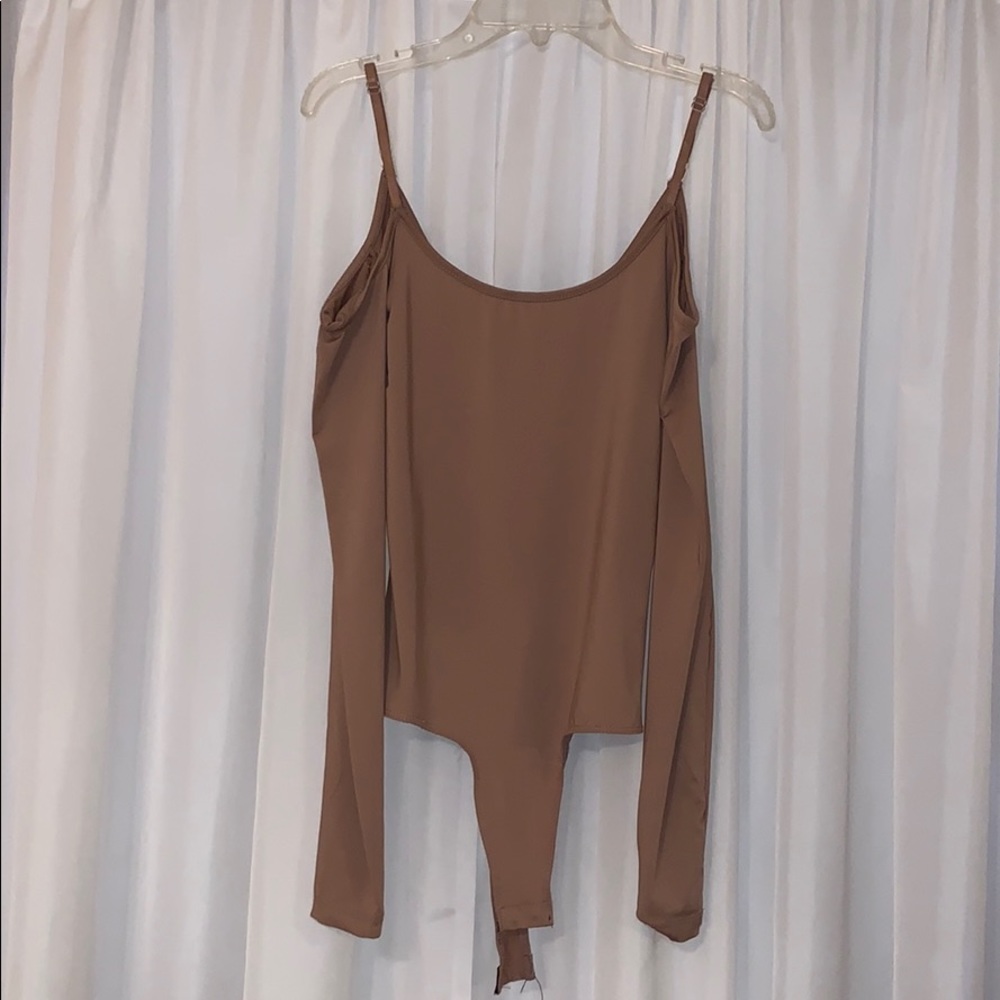 Women’s body suit onesie cold shoulder